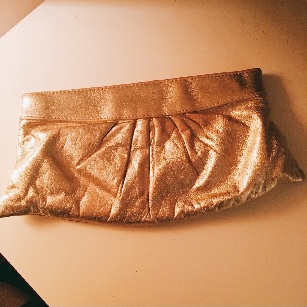 Lauren Merkin Eve Clutch in Gold
